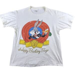 Vintage Bugs Bunny 50Th Birthday Collection TShirt—1989 Made In USA—large